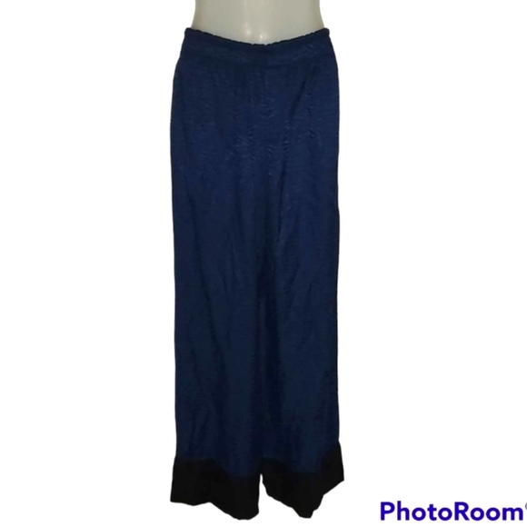 Victoria Secret Midnight Blue & Black Lounge Pajama Pants Size Small - Picture 3 of 6